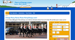 Desktop Screenshot of ferrycheap.com